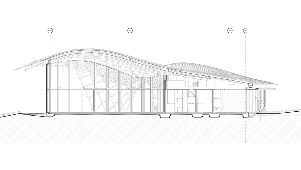architecture workshop lodge section great hall