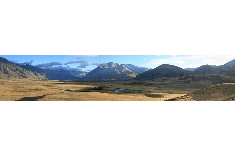 glacial moraine ahuriri south island tourism