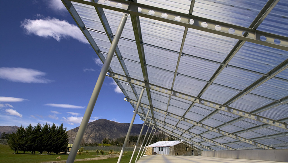 sweeping roof architecture workshop