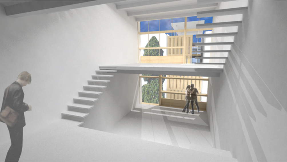 half levels brener house precedent shared parti 