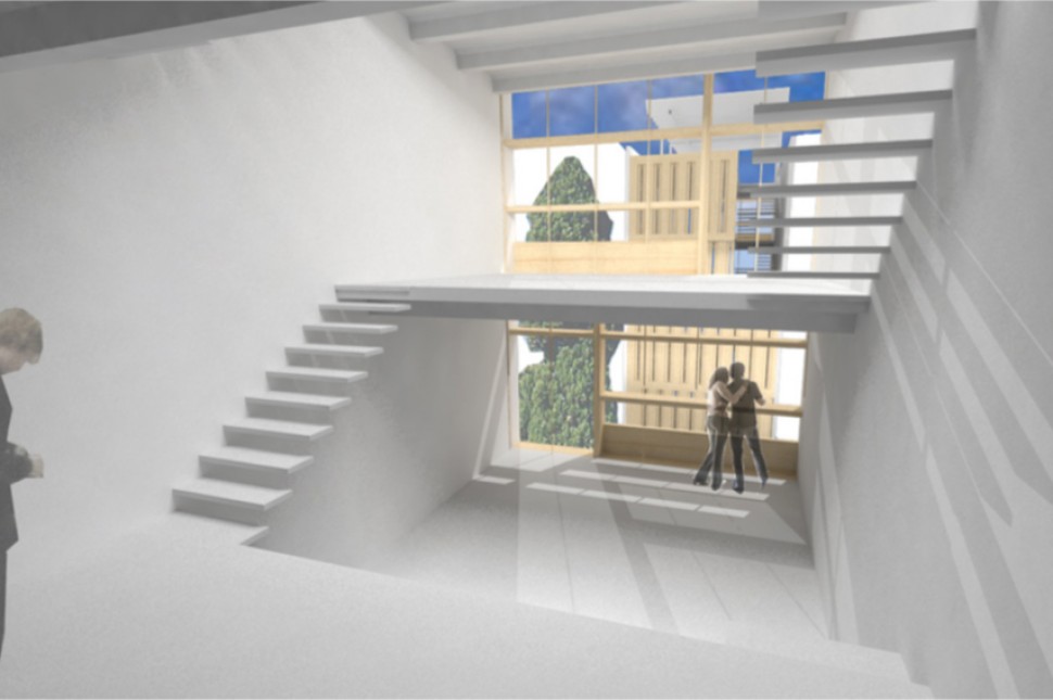 half levels brener house precedent shared parti 