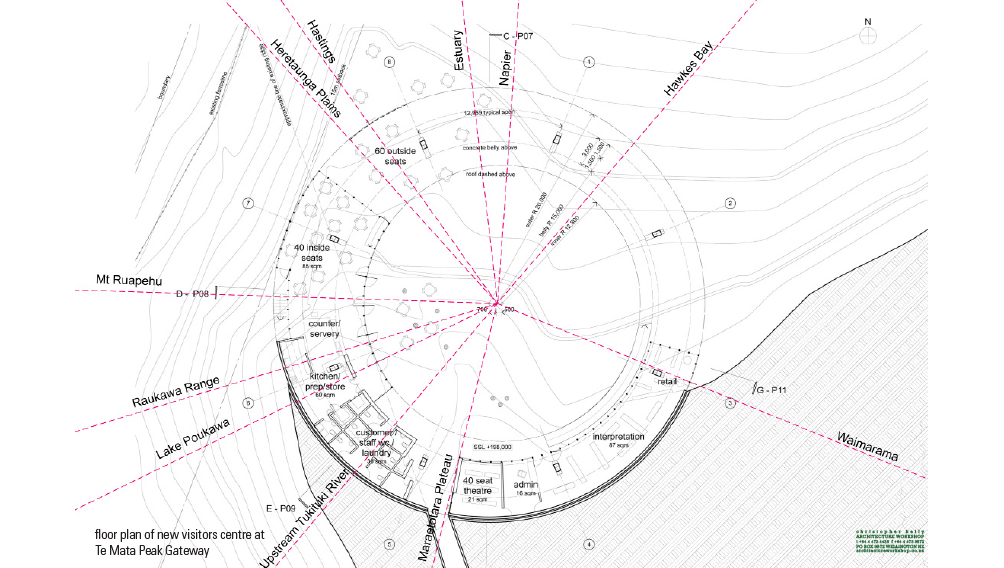new te mata visitor centre floor plan