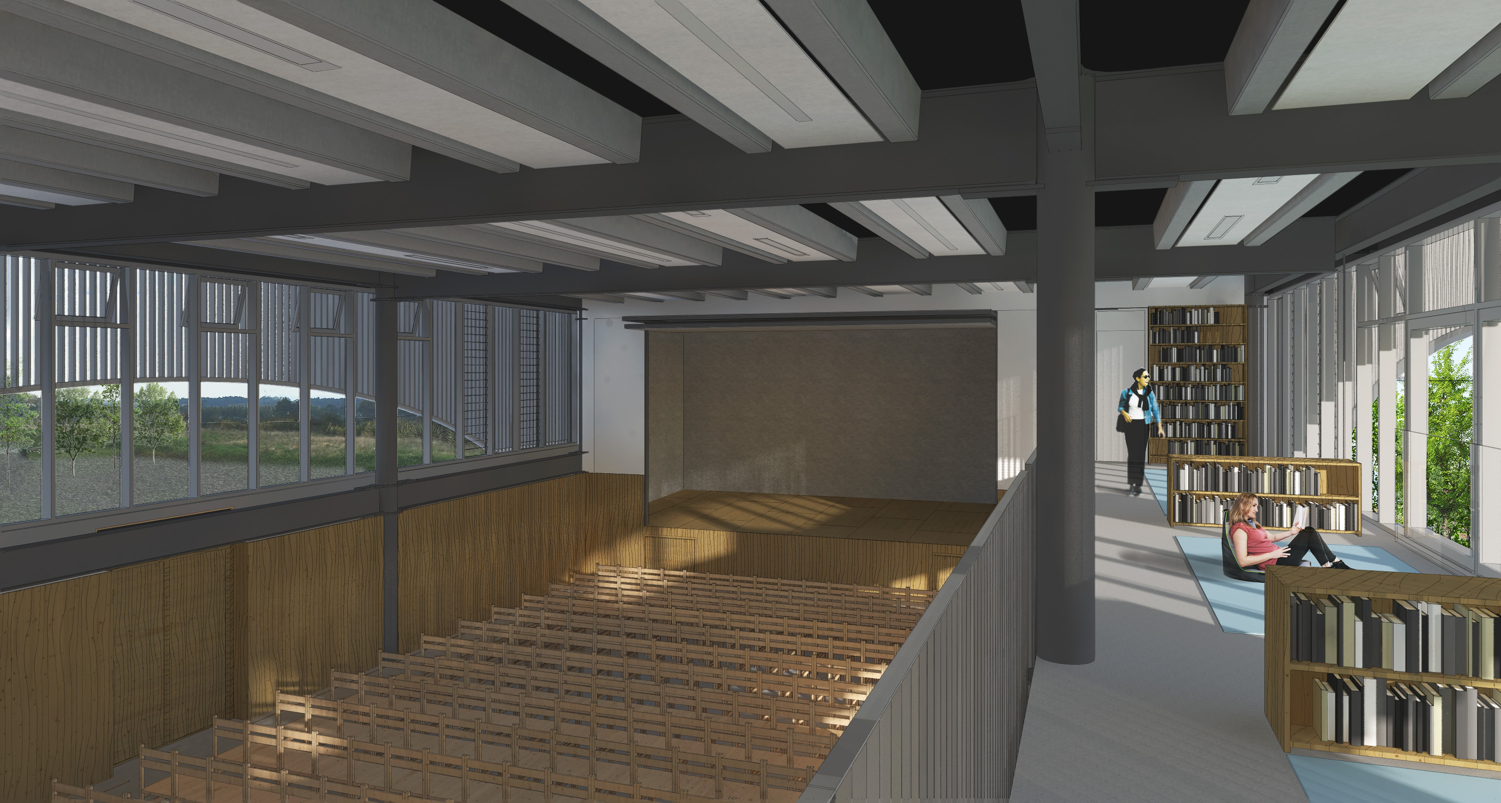 community hall construction cultural production