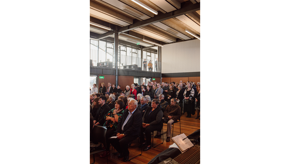 11 hall opening interior seated