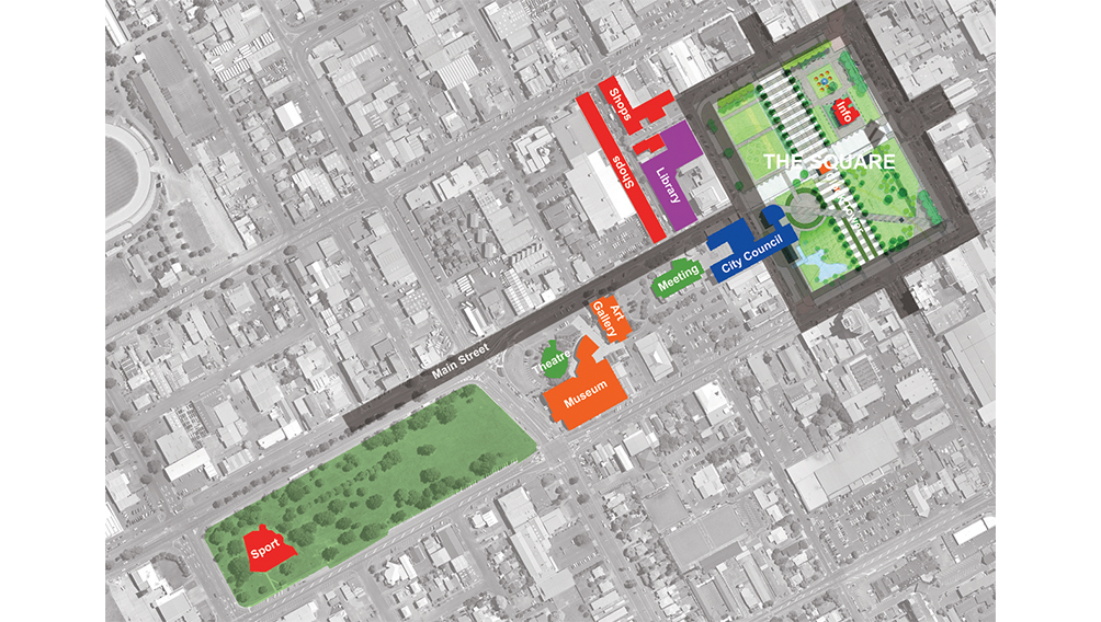 cultural precinct roman forum masterplan