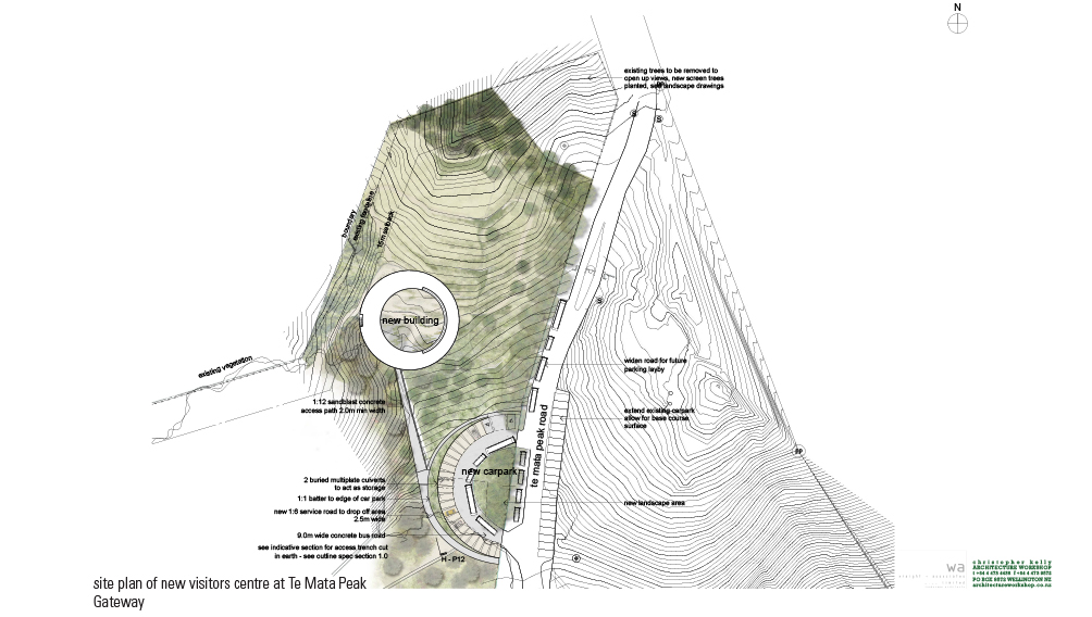 site plan visitor centre