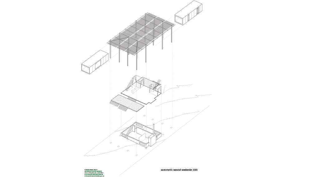 5 aw axonometric raised platform