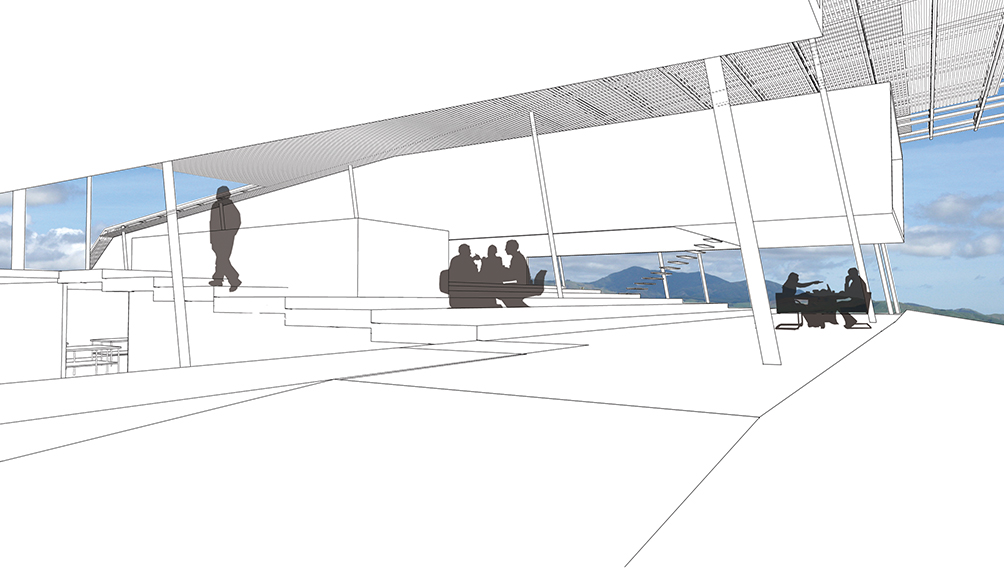 5 bar arrival concept drawing