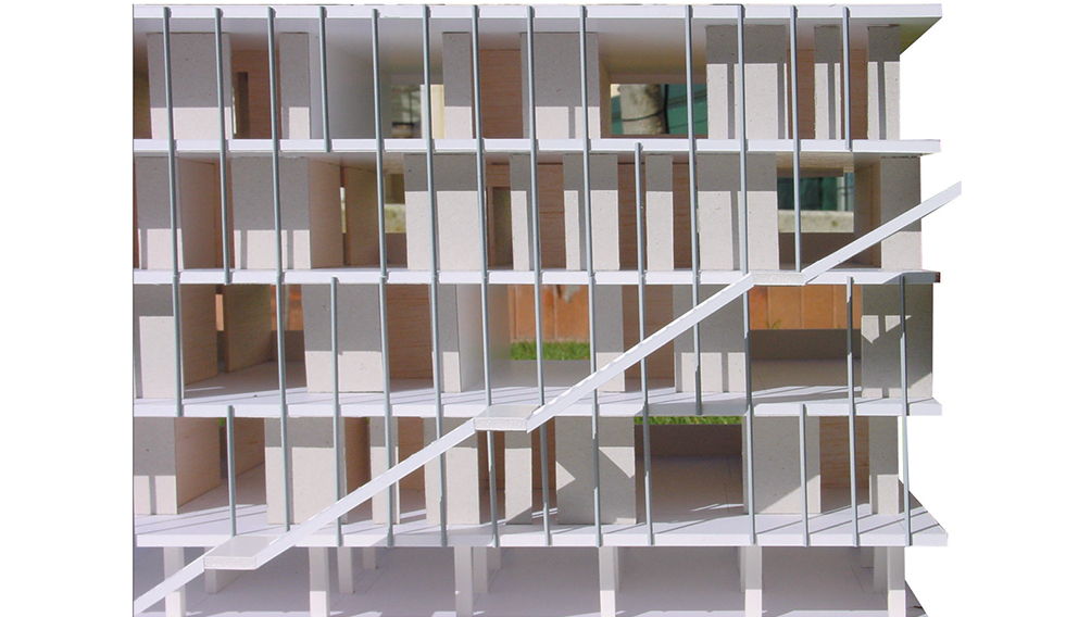 5 stair model circulation exterior