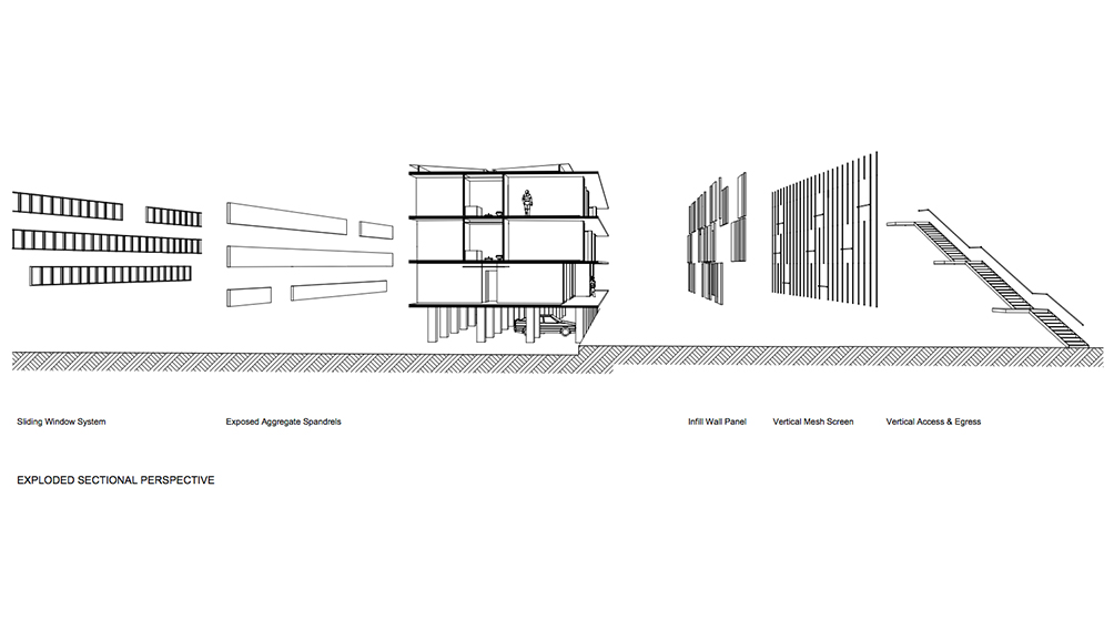 6 building elements exploded perspective PM