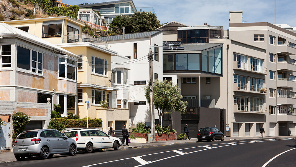 oriental parade house street interaction