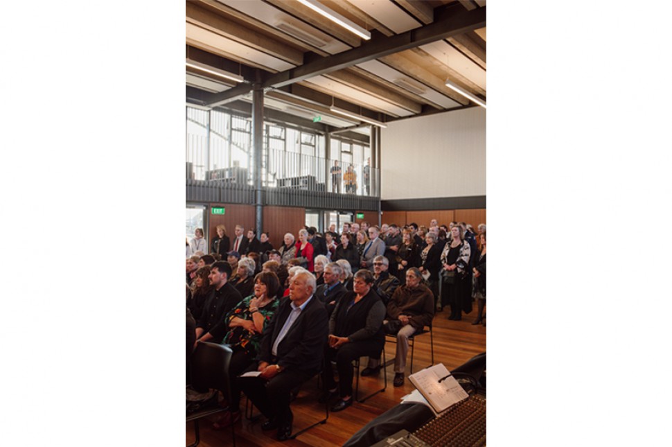 11 hall opening interior seated