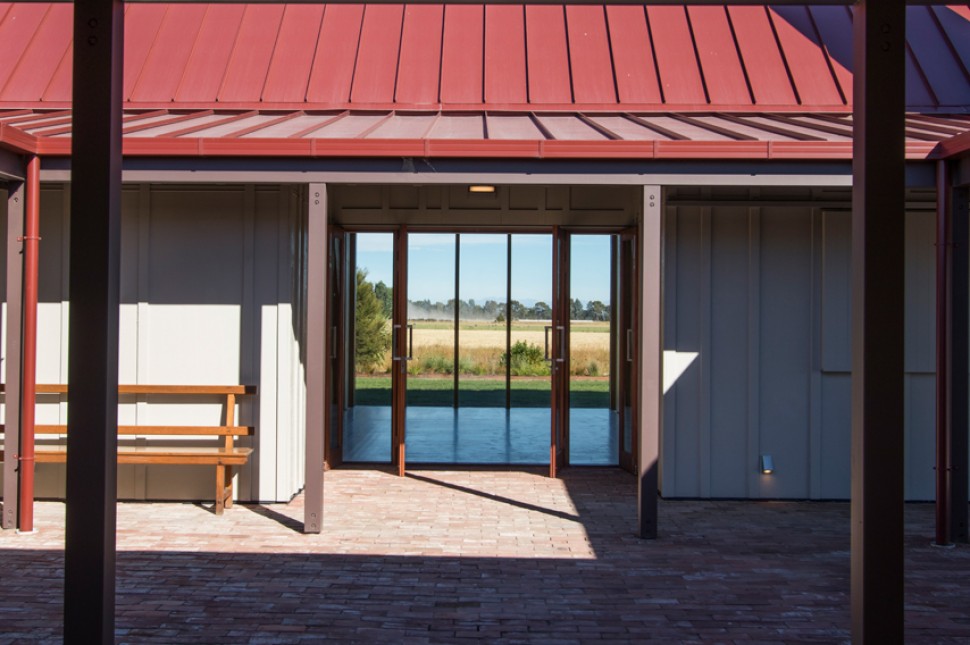 courtyard bay window brick