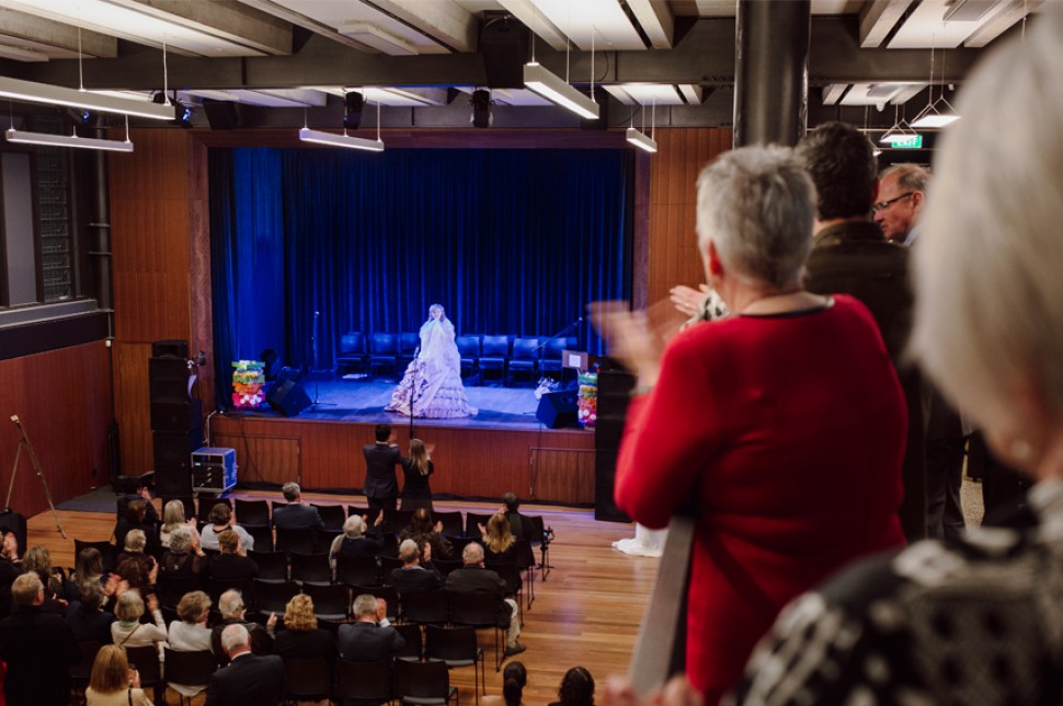 22 stage opera performance spotted gum veneer2