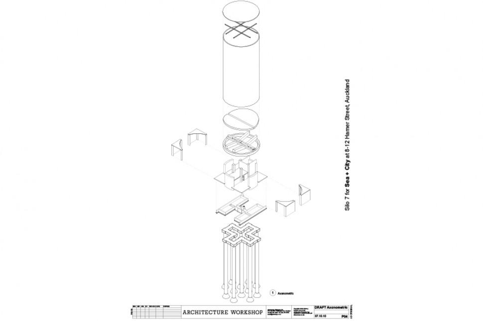 silo axonometric architecure workshop